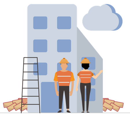Construction Site  Illustration