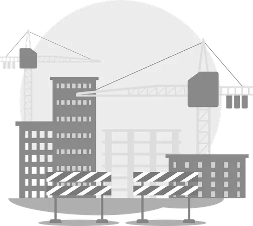Construction Sites Illustration
