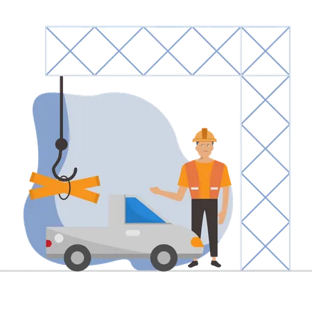 Construction Truck Illustration