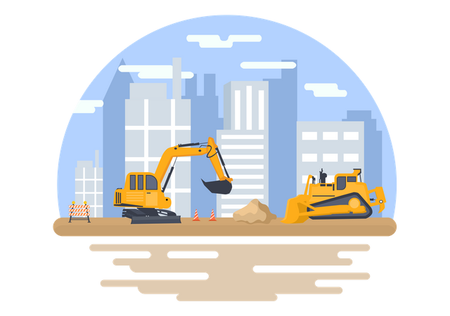 Construction Work Illustration