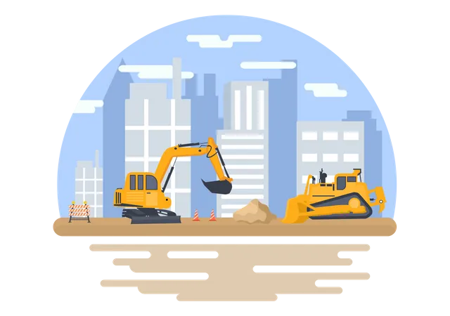 Construction Work  Illustration