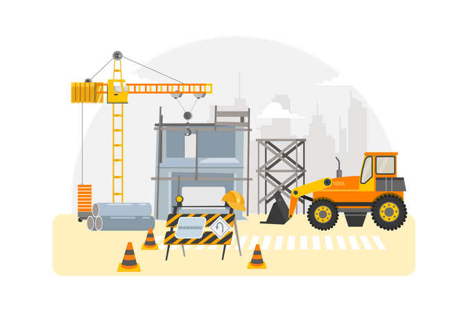 Construction work  Illustration