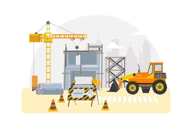 Construction work  Illustration