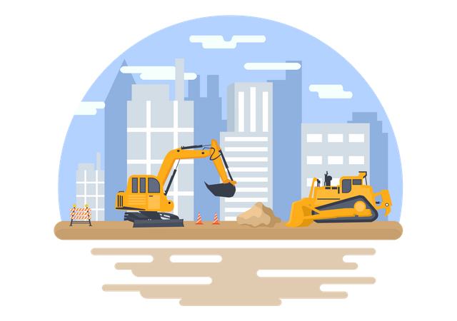 Construction Work  Illustration