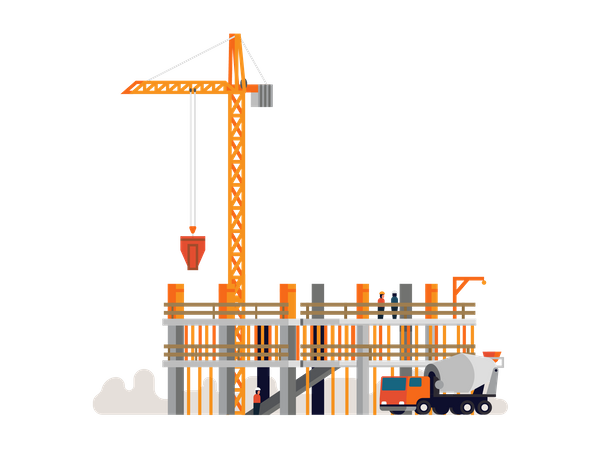 Construction work  Illustration