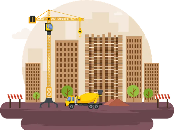 Construction Work  Illustration