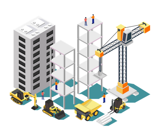 Construction work  Illustration