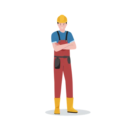 Vector Illustration Of Construction Workers Illustration For Website Landing Page Mobile App Poster And Banner Trendy Flat Vector Illustration Illustration