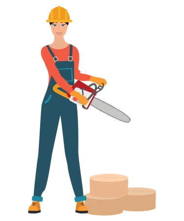 Construction Worker  Illustration