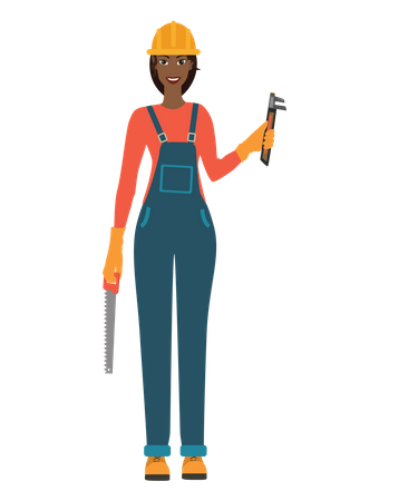 Construction Worker  Illustration