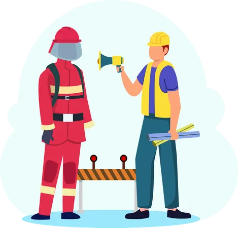 Construction worker  Illustration