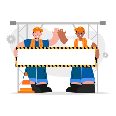 Construction worker  Illustration