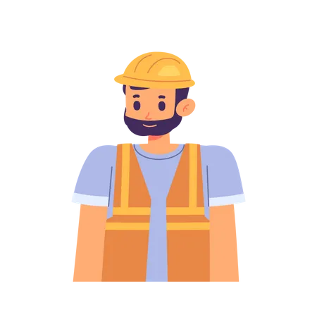 Construction Worker  Illustration