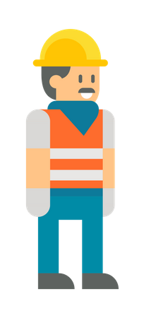 Construction worker  Illustration