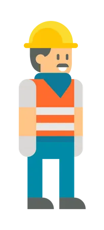 Construction worker  Illustration