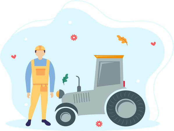 Construction worker  Illustration