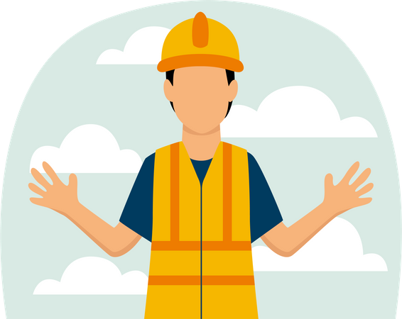 Construction worker  Illustration