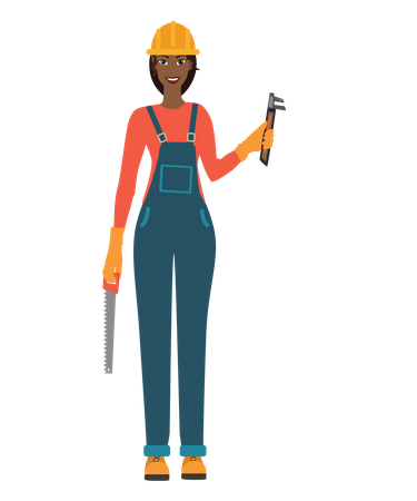 Construction Worker  Illustration