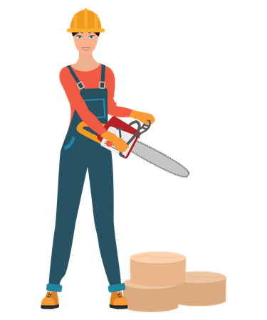 Construction Worker  Illustration