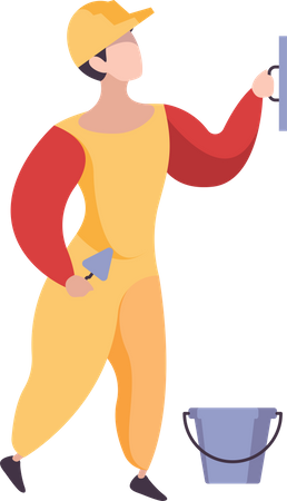Construction worker  Illustration