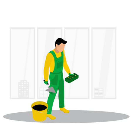 Construction worker  Illustration
