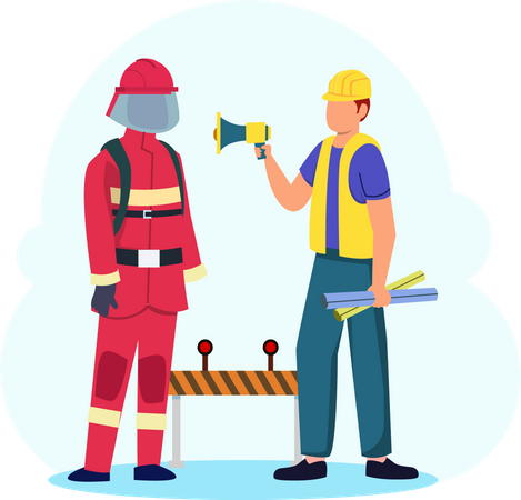 Construction worker  Illustration