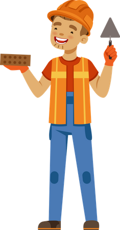 Construction workman  Illustration