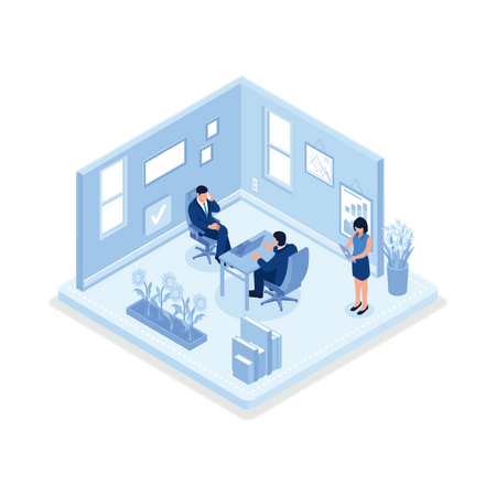 Consulta financiera  Ilustración