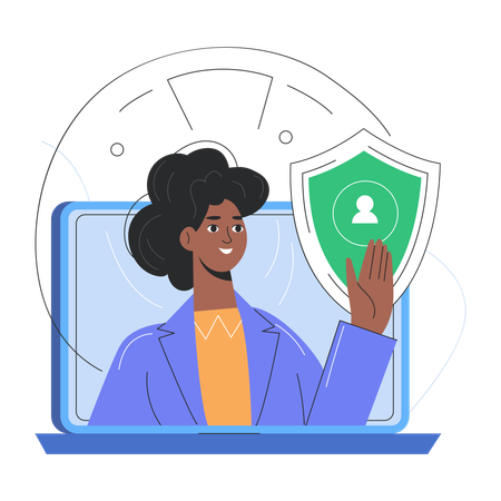 Consultant takes insurance agent advise  Illustration