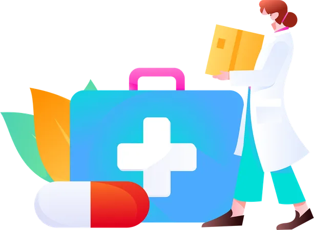 Consultoria médica on-line  Ilustração