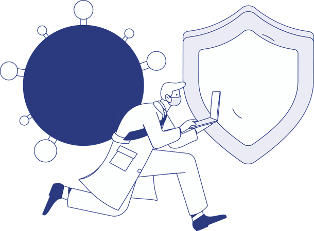 Consultoria médica on-line  Ilustração