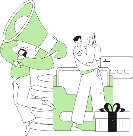 Consumer Gift  Illustration