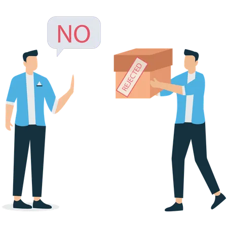 Consumer Rejection Refusal to Buy Product  Illustration