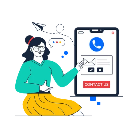 Contact Us  Illustration