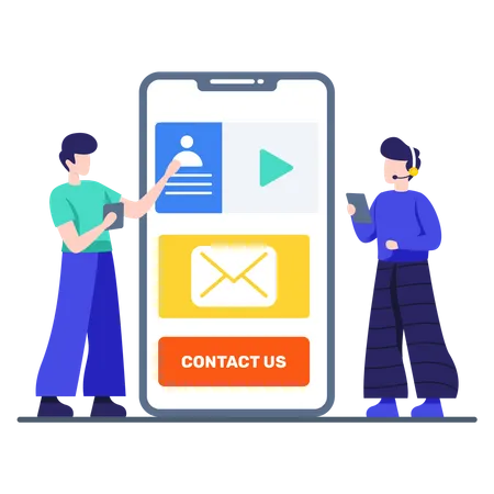 Contact Us  Illustration