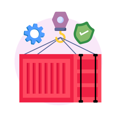 Container-Box  Illustration