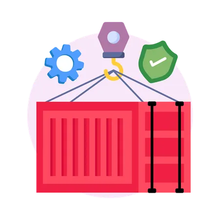 Container-Box  Illustration