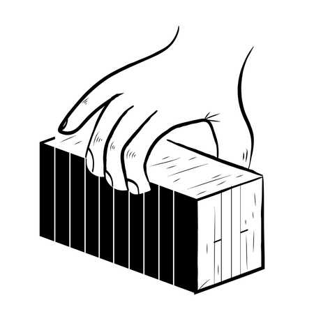 Container crane  Illustration
