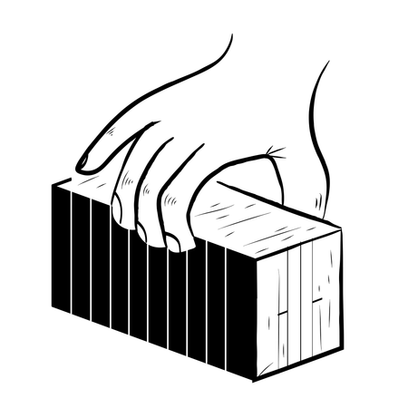 Container crane  Illustration