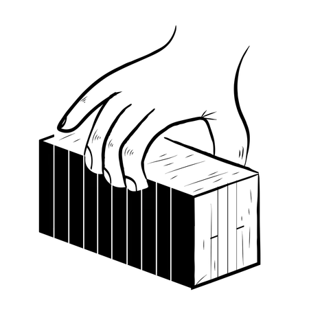 Container crane  Illustration