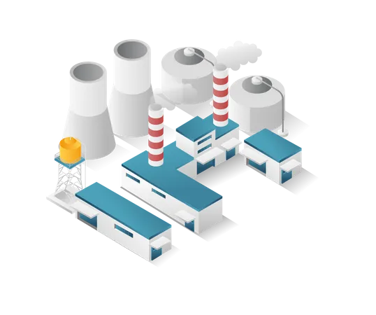 Contaminación de la industria del gas  Ilustración