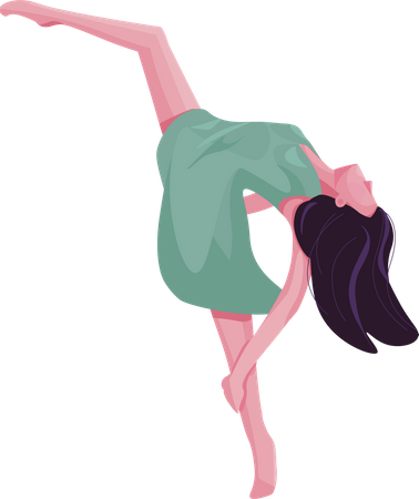 Contemporary dancer  Illustration