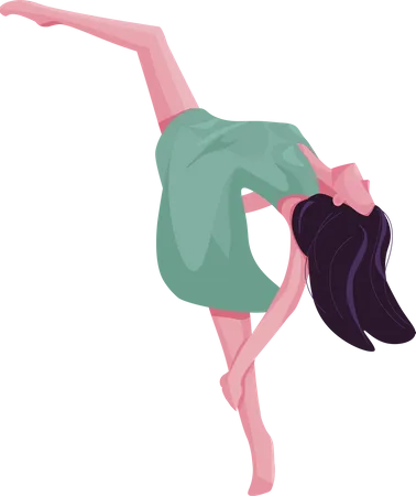 Contemporary dancer  Illustration