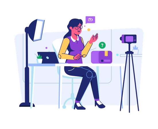 Content Creator  Illustration