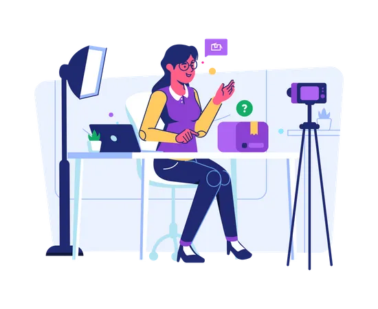 Content Creator  Illustration