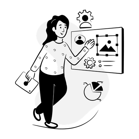 Content Creator Illustration