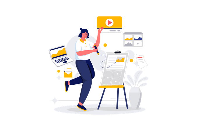 Content Creators Illustration