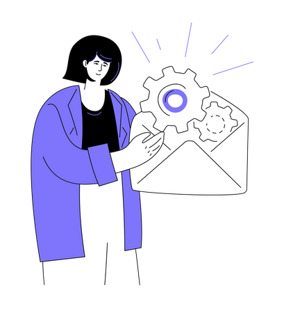 Content Management Illustration