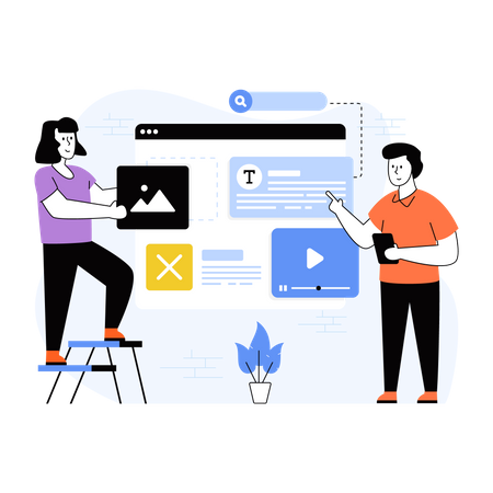 Content Manager Illustration