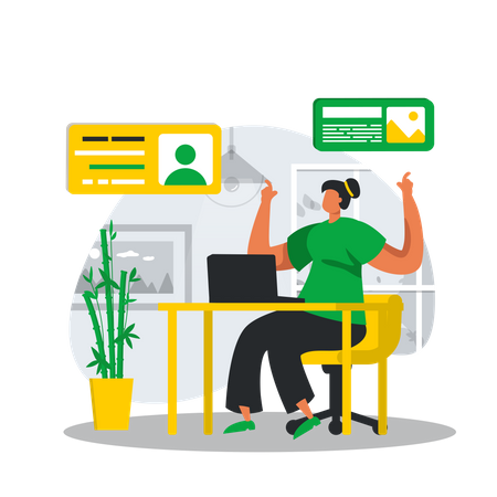 Content Manager Illustration